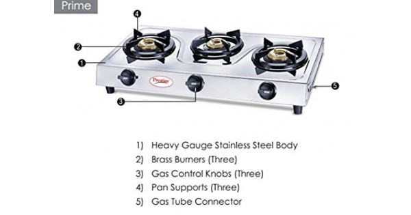 Prestige ss store gas stove